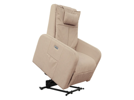 Кресло реклайнер с электроприводом FUJIMO E-COMFORT CHAIR F3005 FEW Ваниль (Sakura 4)