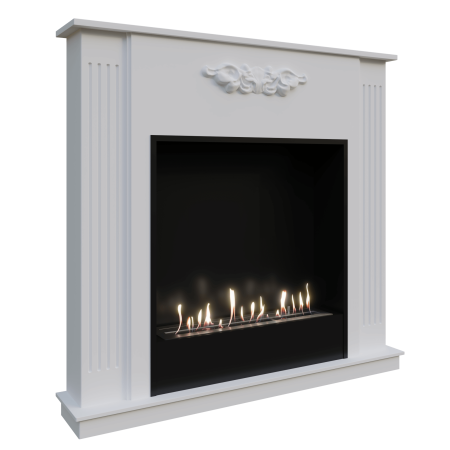 Биокамин в портале Firezo Lumsden, Белый дуб